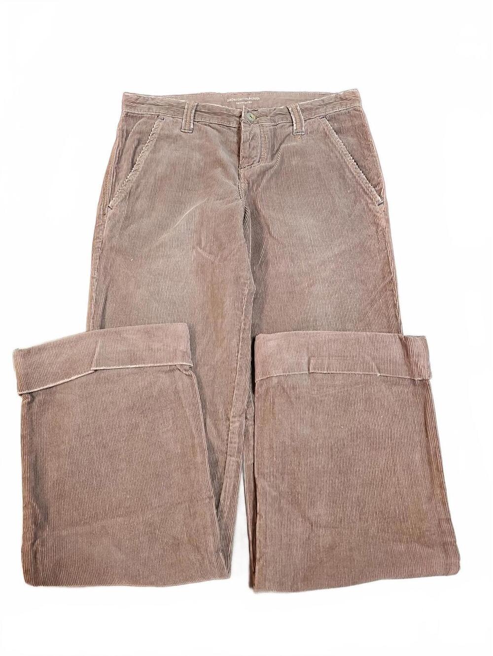 Paper Denim & Cloth Corduroy Cuffed FallWinter Pants Bootcut Brown Size 25